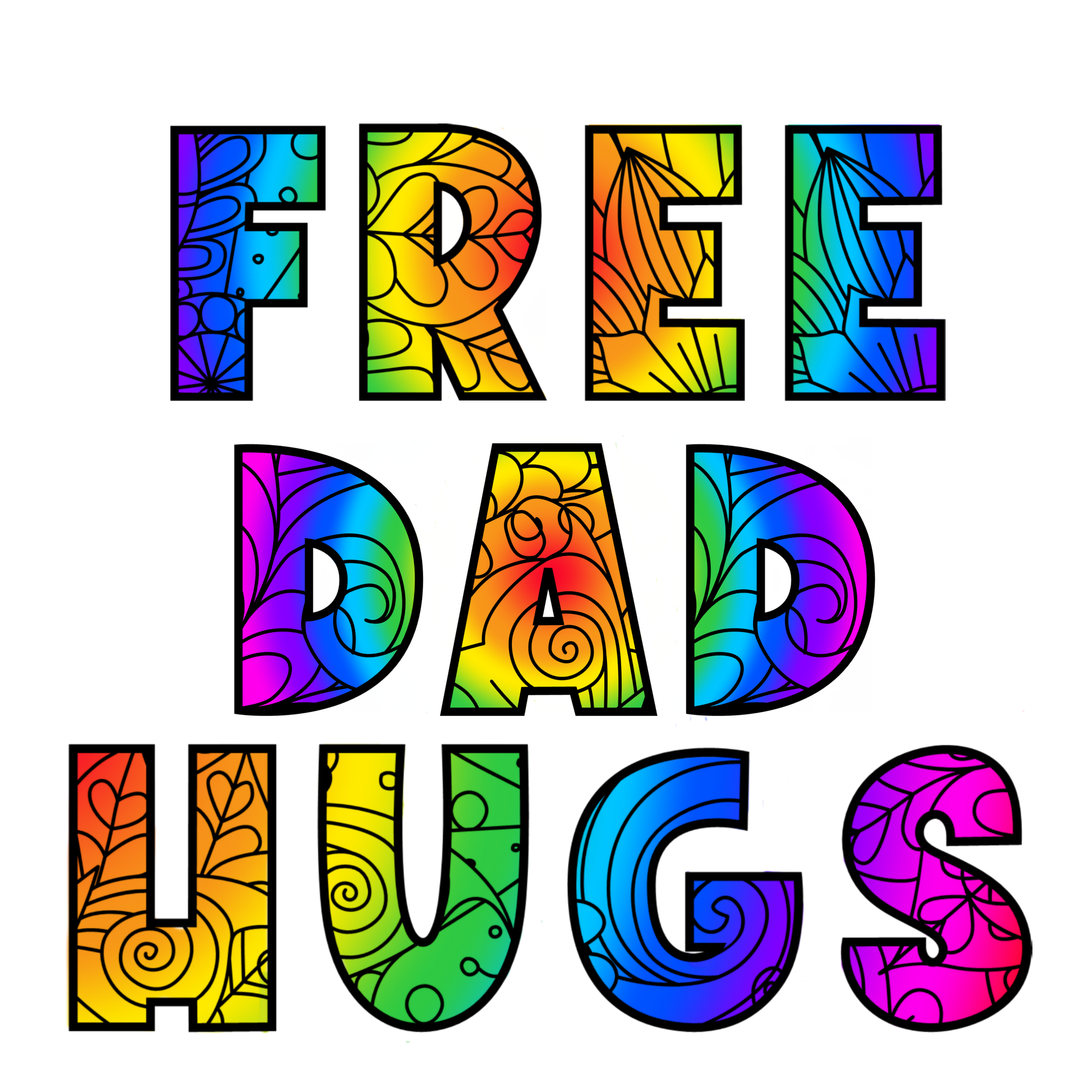 Free Dad Hugs shirt - GothFromHoth Designs