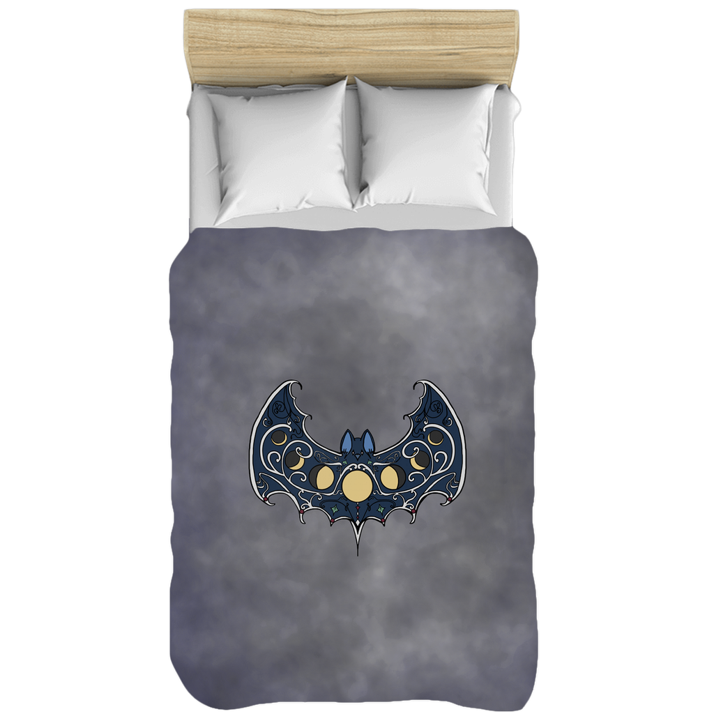 MoonPhase Bat Comforter - GothFromHoth Designs